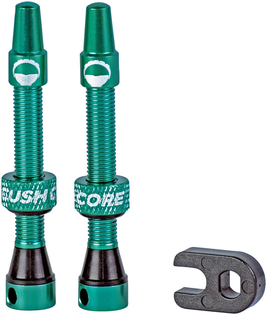 CushCore Tubeless Presta Valve Set - 44mm Turquoise-Goodwynn's