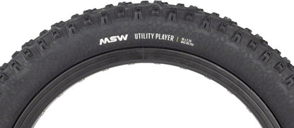 MSW Utility Player Tire - 16 x 2.25 Black Folding Wire Bead 33tpi