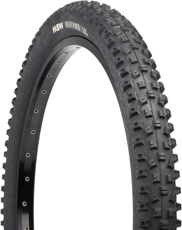 MSW Utility Player Tire - 18 x 2.25 Black Folding Wire Bead 33tpi