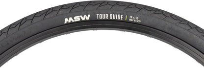 MSW Tour Guide Tire - 26 x 1.75 Black Rigid Wire Bead 33tpi