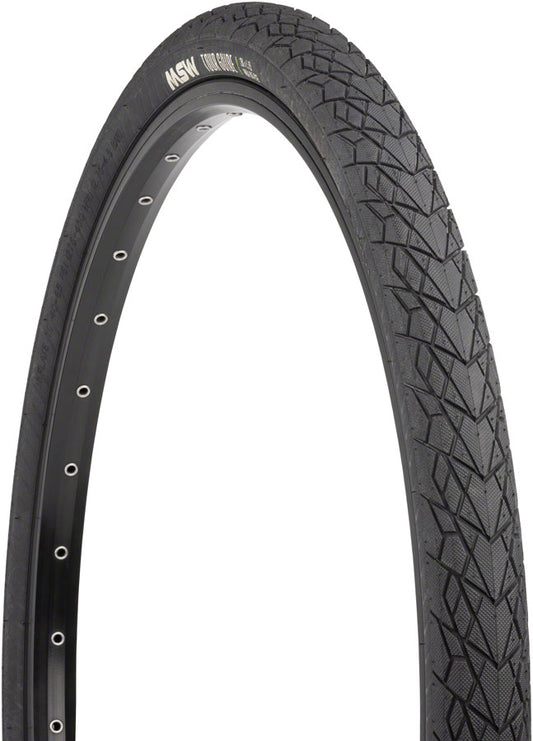 MSW Tour Guide Tire - 26 x 1.75 Black Rigid Wire Bead 33tpi-Goodwynn's