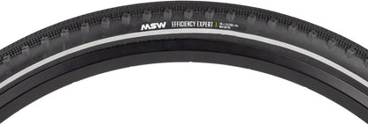 MSW Efficiency Expert Tire - 29 x 1.75 / 700 x 45 BLK Folding Wire Bead Puncture Protection Reflective Sidewalls 33tpi