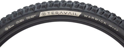 Teravail Warwick Tire - 29 x 2.3 Tubeless Folding BLK Light Supple Fast Compound