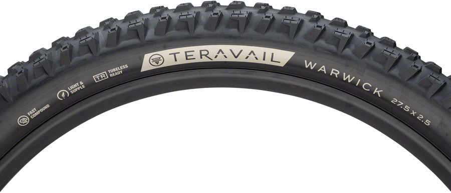 Teravail Warwick Tire - 27.5 x 2.5 Tubeless Folding BLK Light Supple Fast Compound-Goodwynn&#39;sGoodwynn&#39;s