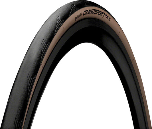 Continental Grand Sport Race Tire - 700 x 28 Clincher Folding BLK/Brown PureGrip NyTech Breaker-Goodwynn's