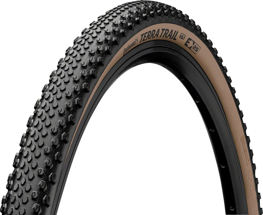 Continental Terra Trail Tire - 700 x 40 Tubeless Folding BLK/Brown PureGrip ShieldWall System E25-Goodwynn&#39;sGoodwynn&#39;s