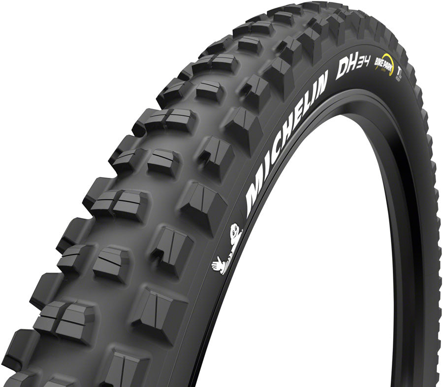 Michelin DH34 Bike Park Tire 29x2.40 Wire Tubeless Ready Bikepark 2x55TPI Black