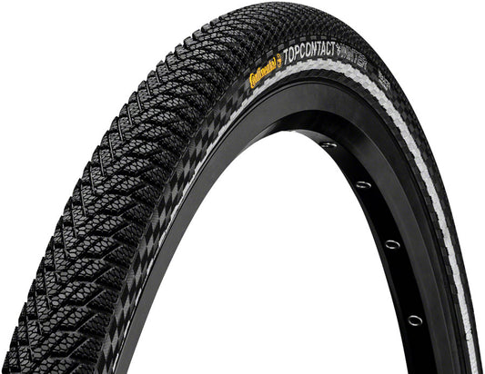 Continental Top Contact Winter II Premium Tire - 26 x 1.90 Clincher Folding BLK/Reflex Vectran Breaker E50-Goodwynn's