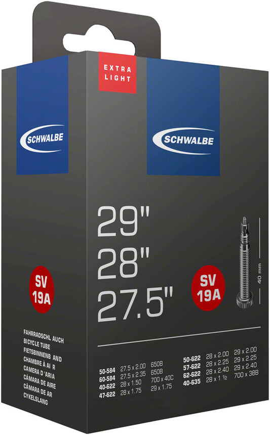 Schwalbe Extra Light Tube - 27.5 x 2.1 - 2.4 40mm Presta Valve-Goodwynn's