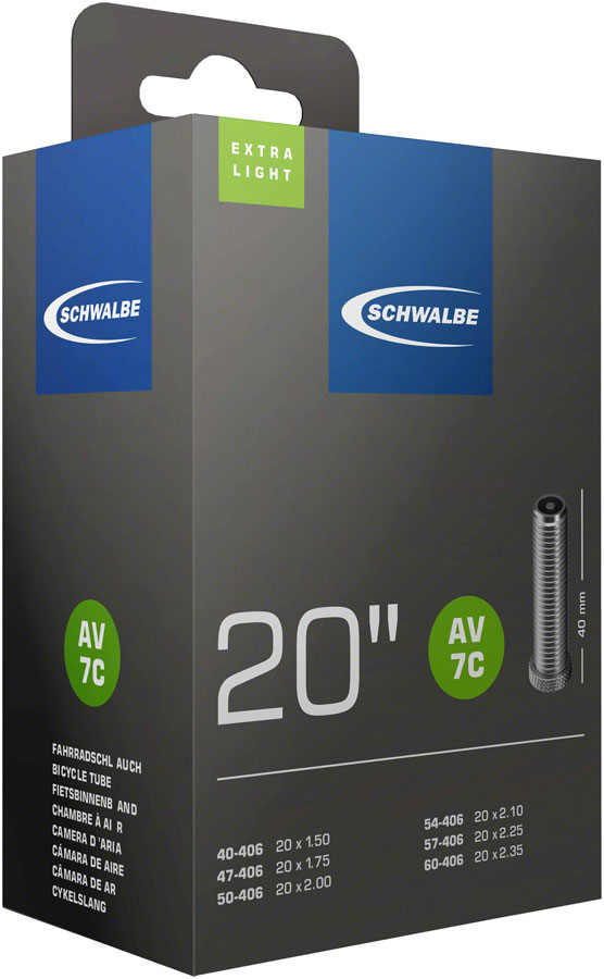 Schwalbe Extra Light Tube - 20 x 1.50 - 2.35 40mm Schrader Valve-Goodwynn&#39;sGoodwynn&#39;s