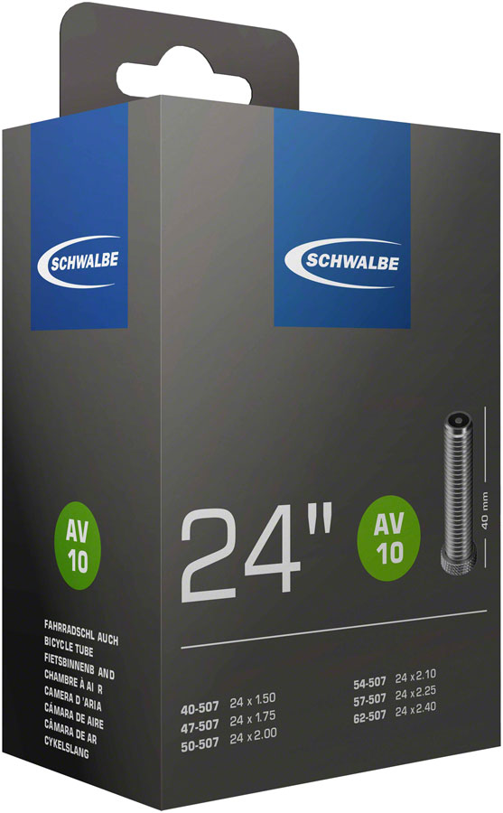 Schwalbe Standard Tube - 24 x 1.5 - 2.5 40mm Schrader Valve-Goodwynn&#39;sGoodwynn&#39;s