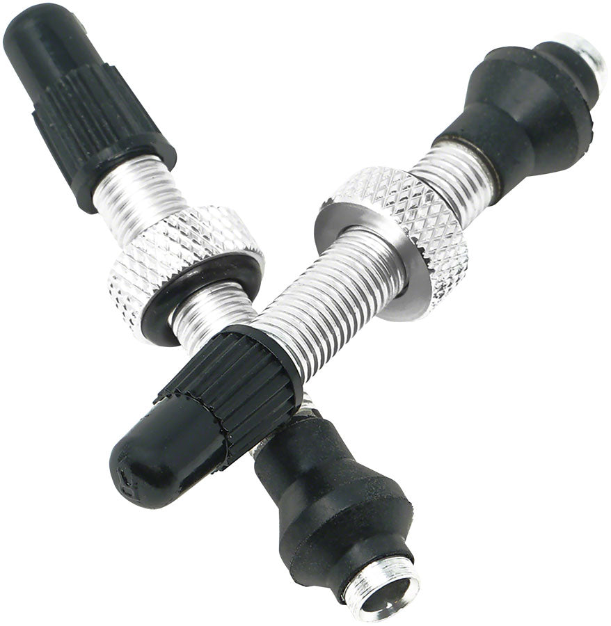 Industry Nine Tubeless Valves - 40mm Silver Pair