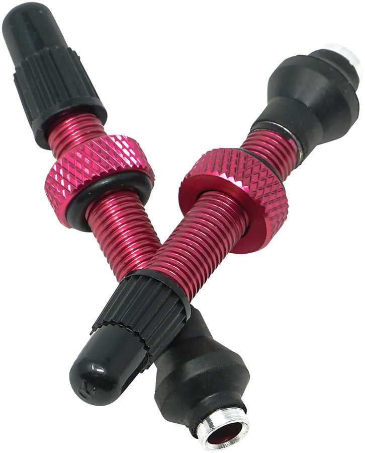 Industry Nine Tubeless Valves - 40mm Pink Pair-Goodwynn&#39;sGoodwynn&#39;s