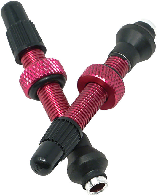 Industry Nine Tubeless Valves - 40mm Pink Pair-Goodwynn's