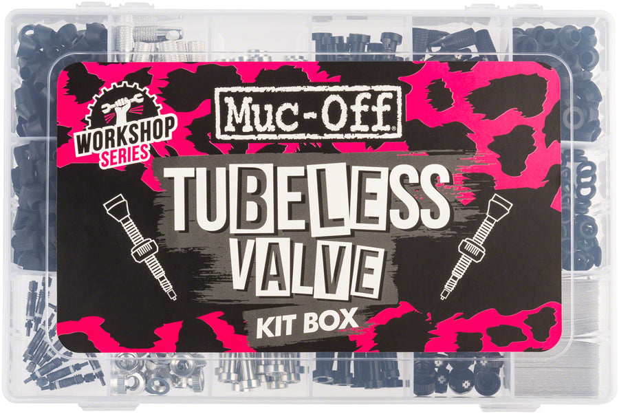 Muc-Off Workshop-Tubeless Valve Kit Box Black/Silver-Goodwynn&#39;sGoodwynn&#39;s