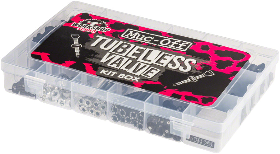 Muc-Off Workshop-Tubeless Valve Kit Box Black/Silver-Goodwynn&#39;sGoodwynn&#39;s