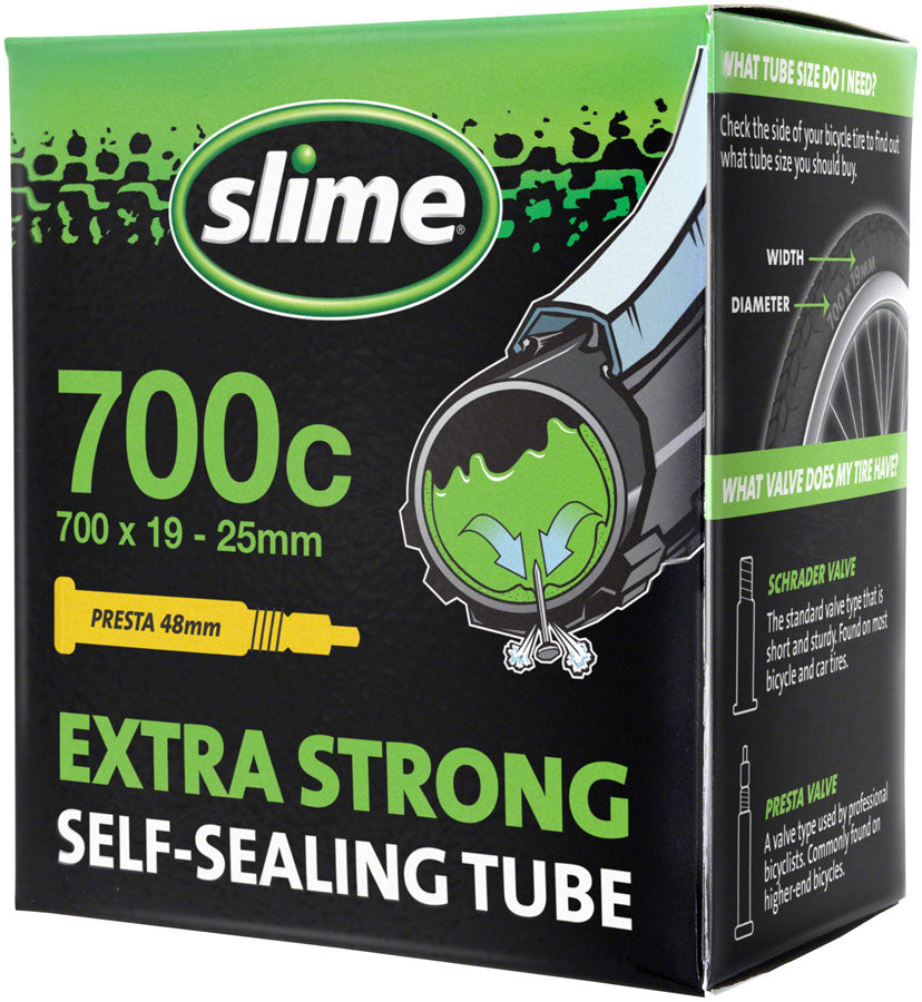 Slime Self-Sealing Tube - 700 x 19 -25mm 48mm Presta Valve-Goodwynn&#39;sGoodwynn&#39;s