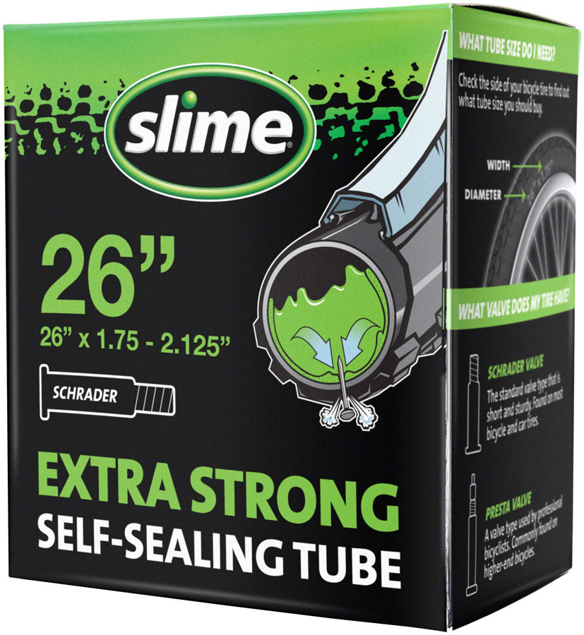 Slime Self-Sealing Tube - 26 x 1.75 - 2.125 Schrader Valve-Goodwynn&#39;sGoodwynn&#39;s