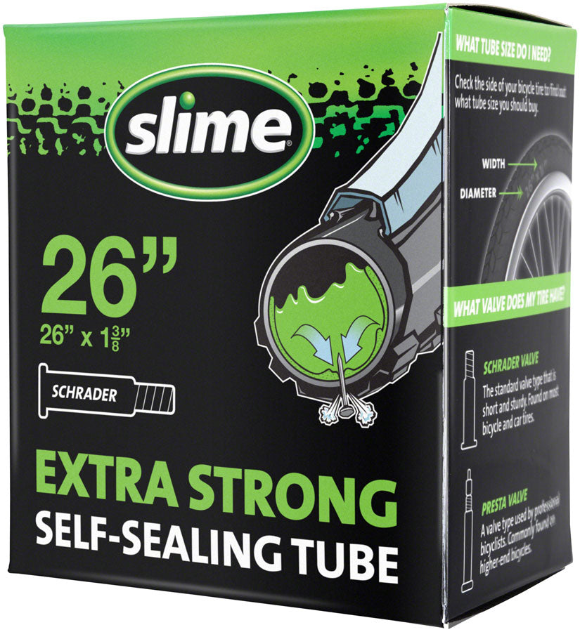 Slime Self-Sealing Tube - 26 x 1-3/8 Schrader Valve-Goodwynn&#39;sGoodwynn&#39;s