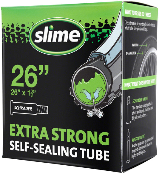 Slime Self-Sealing Tube - 26 x 1-3/8 Schrader Valve-Goodwynn's