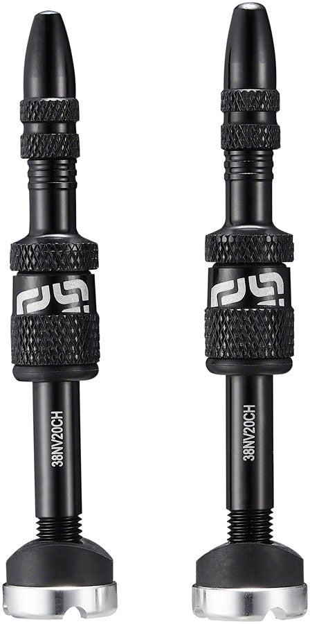 E*thirteen Quick Fill Tire Plasma Valves(19-23mm Rim) Pair - Blk-Goodwynn&#39;sGoodwynn&#39;s