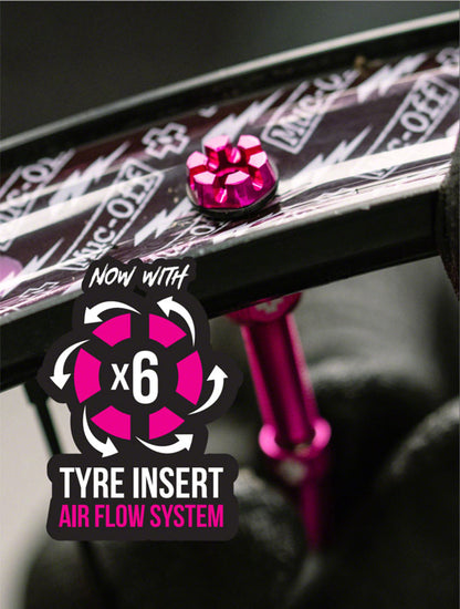 Muc-Off V2 Tubeless Valve Kit - Pink 44mm Pair