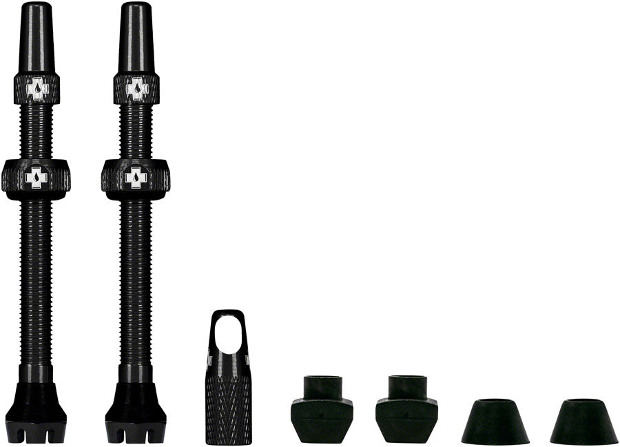 Muc-Off V2 Tubeless Valve Kit - Black 44mm Pair