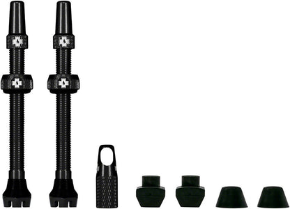 Muc-Off V2 Tubeless Valve Kit - Black 44mm Pair