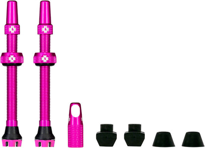 Muc-Off V2 Tubeless Valve Kit - Pink 44mm Pair