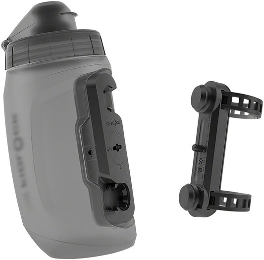 Fidlock TWIST Deluxe Water Bottle Cage Set - Universal  Base Mount Strap On 450ml Smoke-Goodwynn's