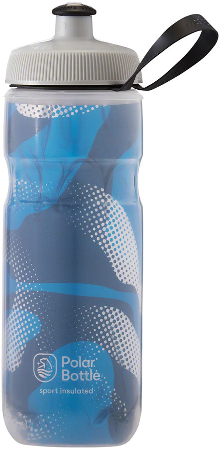 Polar Bottles Sport Insulated Contender Water Bottle - 20oz Blue/Silver-Goodwynn&#39;sGoodwynn&#39;s