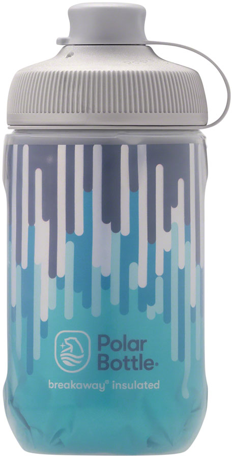 Polar Bottles Breakaway Muck Insulated Zipper Water Bottle - 12oz Blue/Turq-Goodwynn's