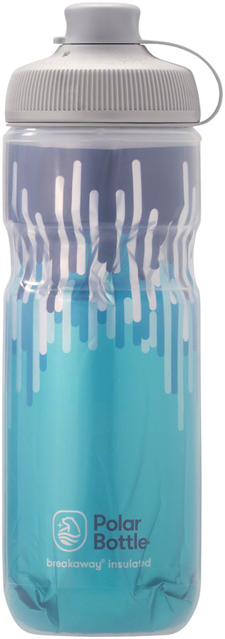 Polar Bottles Breakaway Muck Insulated Zipper Water Bottle - 20oz Blue/Turq-Goodwynn's