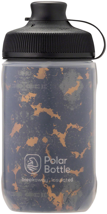 Polar Bottles Breakaway Muck Insulated Shatter Water Bottle - 12oz Charcoal/Copper-Goodwynn's