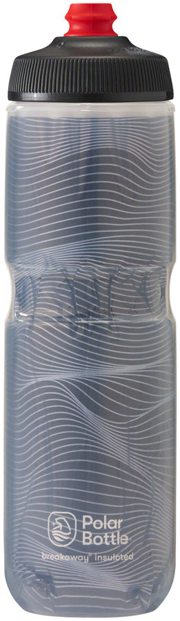 Polar Bottles Breakaway Insulated Jersey Knit Water Bottle - Charcoal 24oz-Goodwynn's