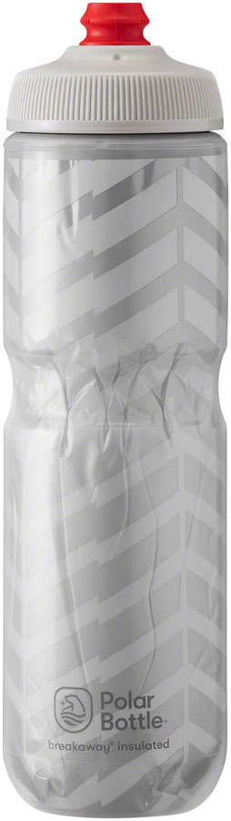 Polar Bottles Breakaway Bolt Insulated Water Bottle -24oz White/Silver-Goodwynn&#39;sGoodwynn&#39;s