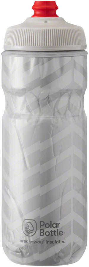 Polar Bottles Breakaway Bolt Insulated Water Bottle - 20oz White/Silver-Goodwynn's