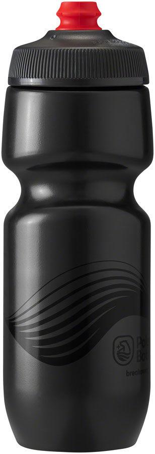 Polar Bottles Breakaway Wave Water Bottle - 24oz Charcoal/Black-Goodwynn&#39;sGoodwynn&#39;s