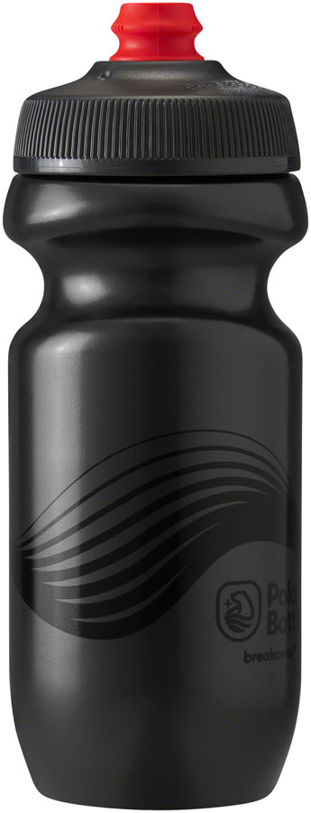 Polar Bottles Breakaway Wave Water Bottle - 20oz Charcoal/Black-Goodwynn's