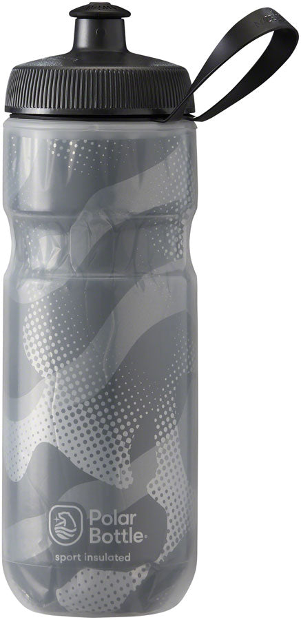 Polar Bottles Sport Contender Insulated Water Bottle - 20oz Charcoal/Silver-Goodwynn&#39;sGoodwynn&#39;s