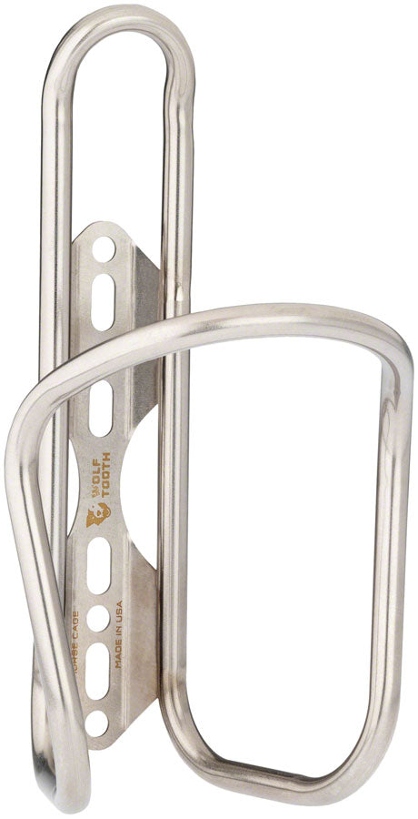 Wolf Tooth Morse  Bottle Cage - Stainless Steel Silver-Goodwynn&#39;sGoodwynn&#39;s