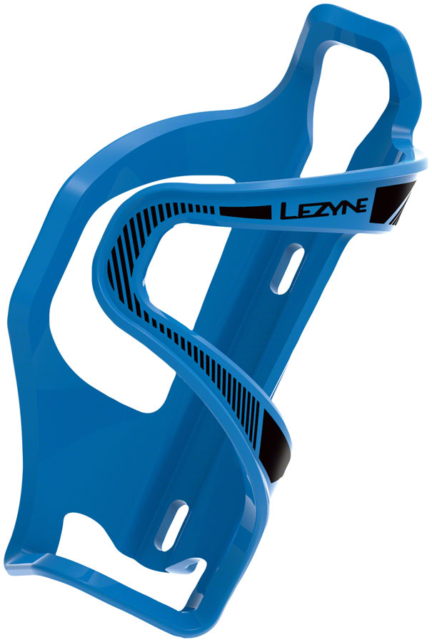 Lezyne Flow SL Water Bottle Cage - Left Side Entry Blue-Goodwynn&#39;sGoodwynn&#39;s