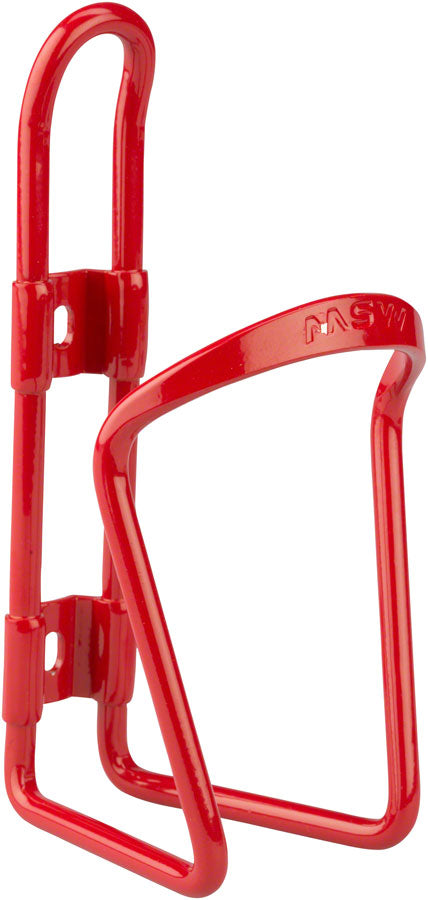 MSW AC-100 Alloy Water Bottle Cage 6mm rod Red-Goodwynn's