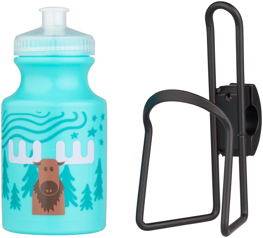 MSW Kids Water Bottle and Cage Kit - Moose w/ Black Cage-Goodwynn&#39;sGoodwynn&#39;s