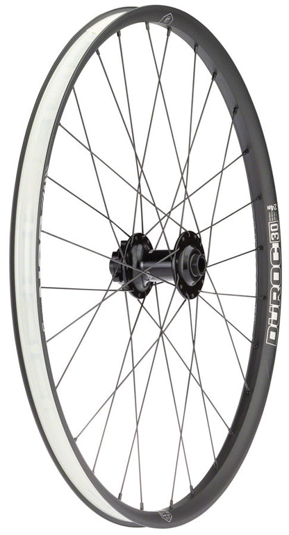 Sun Ringle Duroc 30 JUNIT Front Wheel - 24" 15/QR x 100mm 6-Bolt Black