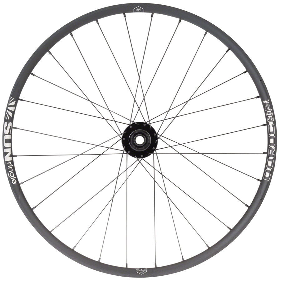 Sun Ringle Duroc 30 JUNIT Front Wheel - 24" 15/QR x 100mm 6-Bolt Black