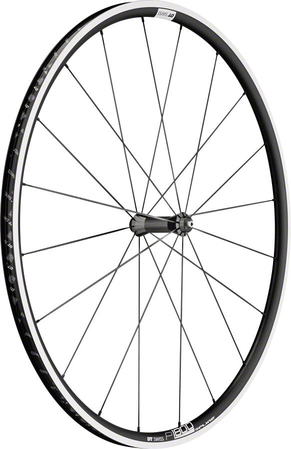 DT Swiss P 1800 Spline Front Wheel - 700 QR x 100mm Rim Brake Black