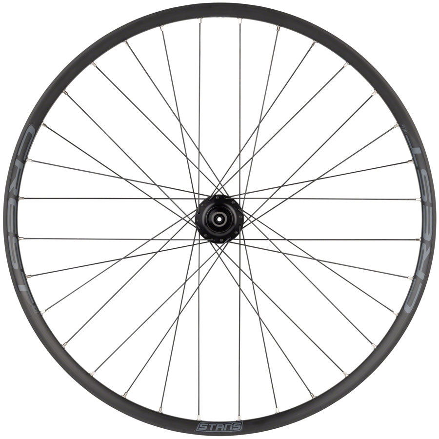 Stans No Tubes Crest S2 Front Wheel - 26" QR x 100mm 6-Bolt Black