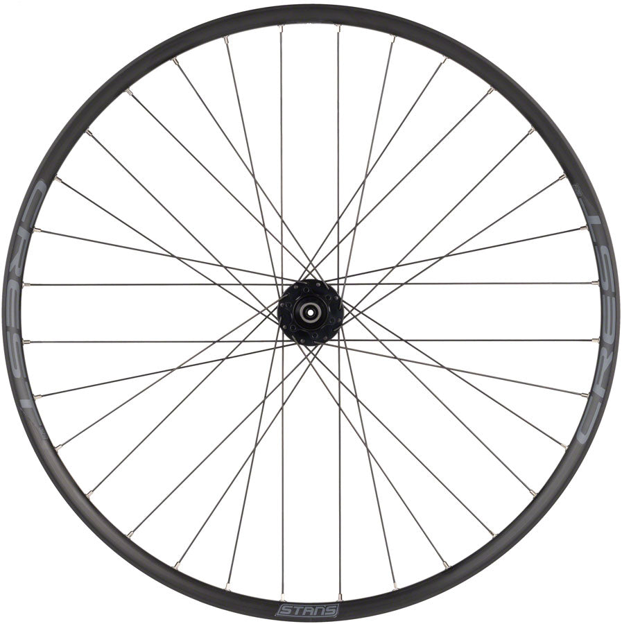 Stans No Tubes Crest S2 Front Wheel - 27.5" QR x 100mm 6-Bolt Black