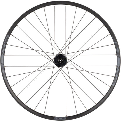 Stans No Tubes Crest S2 Front Wheel - 27.5" QR x 100mm 6-Bolt Black